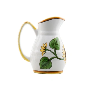 Carafă 0,75 L din ceramică pictată manual - Floarea soarelui