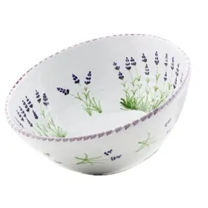 Bol de ceramică pictată manual 23 cm - Img 3