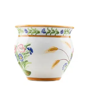 Ghiveci de flori decorat manual 23cm - Img 6