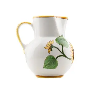 Carafă din ceramică pictată manual 1,3 L - Img 6