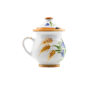 Vas pentru miere din ceramică pictată manual