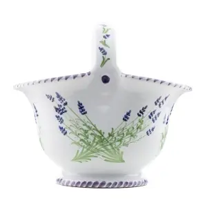 Coș de fructe din ceramică cu mâner - Img 5
