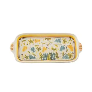 Platou pătrat din ceramică 26 cm - Img 2