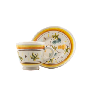 Căniță din ceramică pictată manual - Img 2