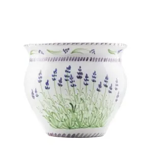 Ghiveci de flori decorat manual 23cm