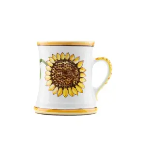 Halbă din ceramică pictată manual