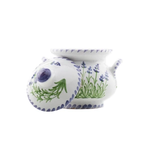 Vas parmezan din ceramică pictată manual - Img 5