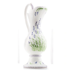 Amforă din ceramică pictată manual - Lavandă