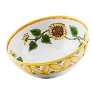 Bol de ceramică pictată manual 23 cm - Img 2