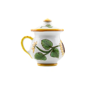 Vas pentru miere din ceramică pictată manual - Img 3