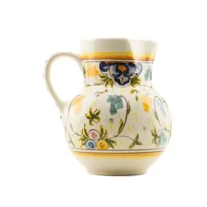 Carafă din ceramică pictată manual 1,3 L - Img 5