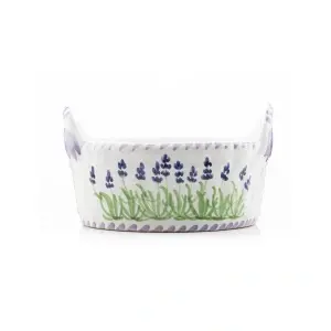 Coș de fructe din ceramică decorat manual - Img 4