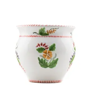 Ghiveci de flori decorat manual 23cm - Img 2