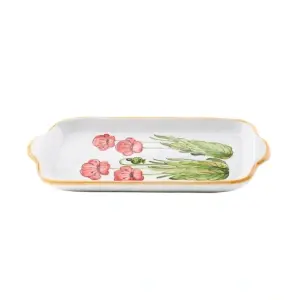 Platou pătrat din ceramică 26 cm - Img 4