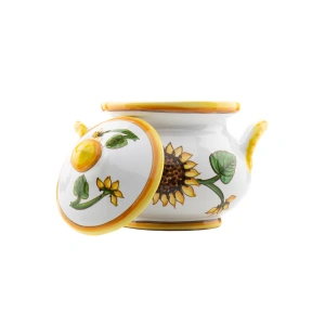 Vas parmezan din ceramică pictată manual - Img 6
