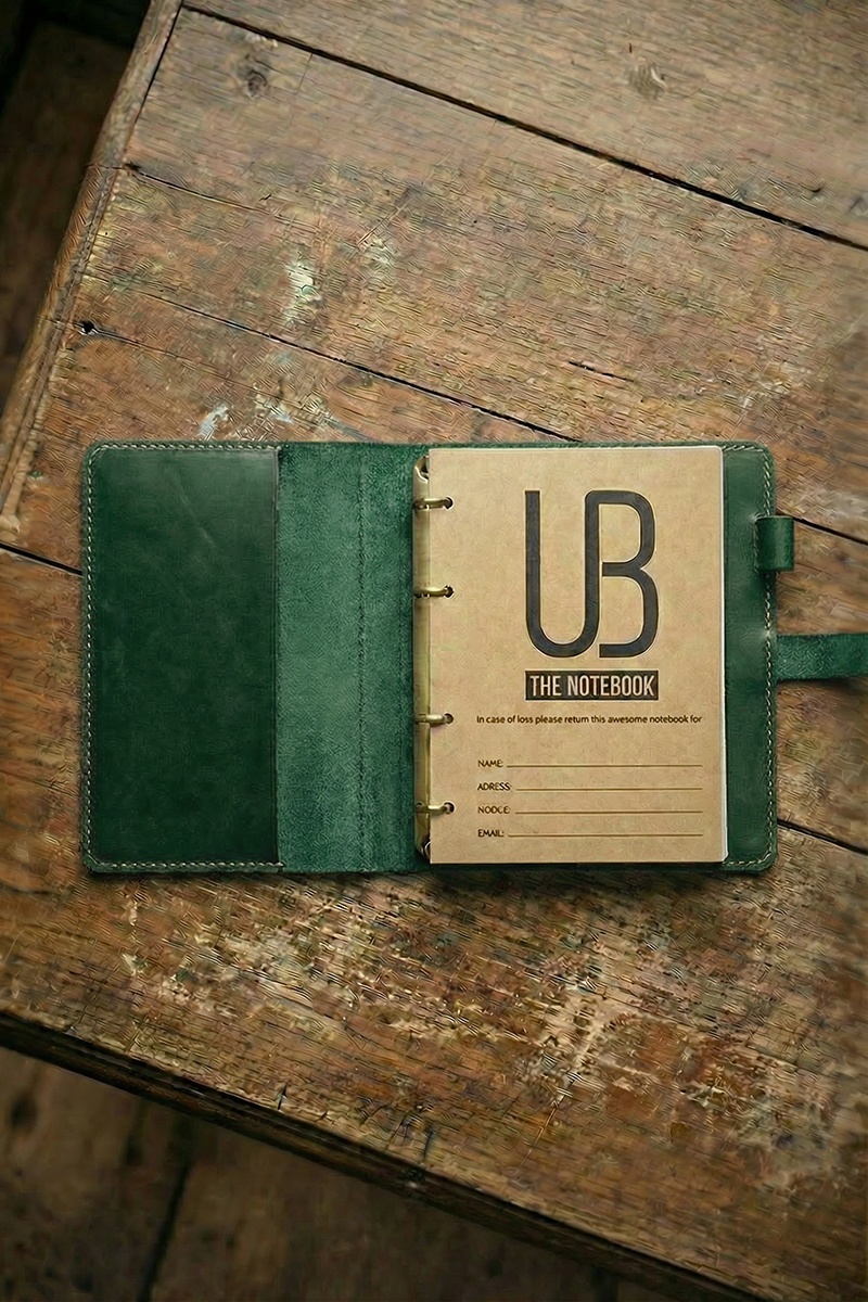 Agenda din piele naturală The Notebook PLUS by URBAN BAG