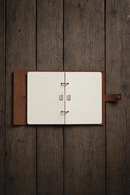 Agendă din piele naturală Little Notebook by URBAN BAG, dimensiune A6 – Maro - Img 2