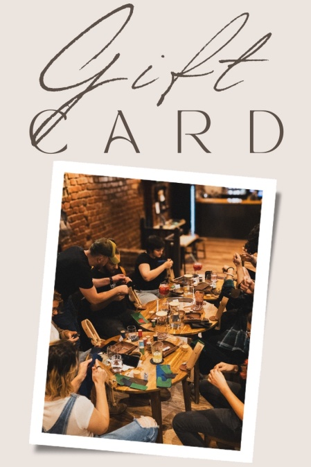 GIFT CARD Atelier de creatie (workshop) URBAN BAG