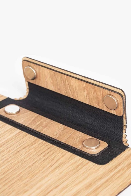 Meniu clipboard premium URBAN BAG din lemn de nuc format A4 - Img 4