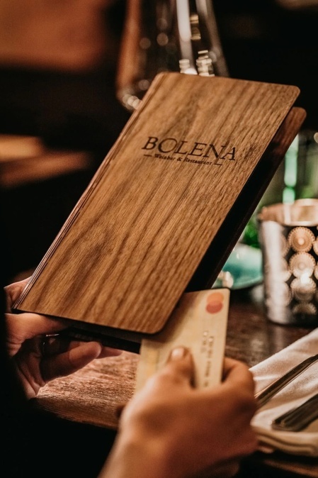 Nota de plata premium URBAN BAG din lemn de nuc