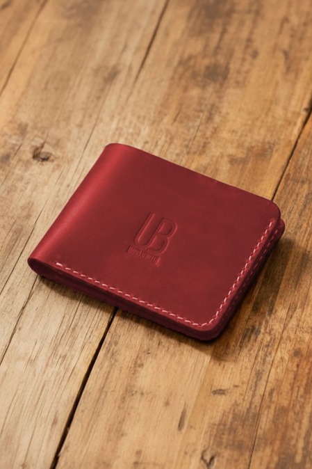 Portofel handmade din piele naturală URBAN BAG Concept 2 – Rosu