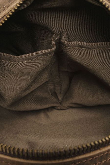Toiletry bag din piele naturală și material textil URBAN BAG Journey - Albastru - Img 4