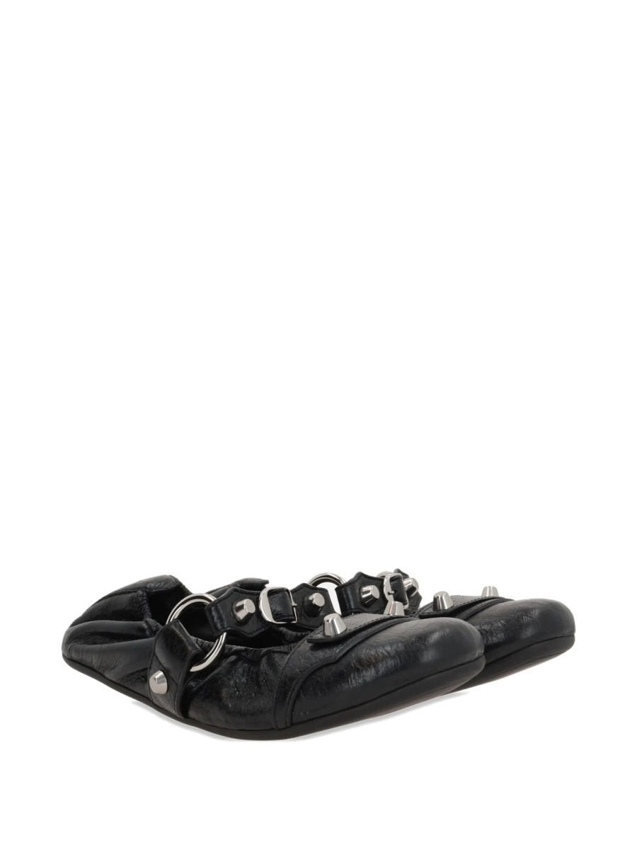 Balerini Balenciaga negri din piele - Img 2
