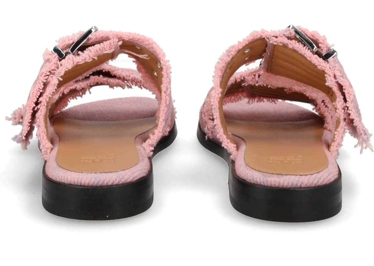 Balerini Denim Sandal With Bangs - Img 4