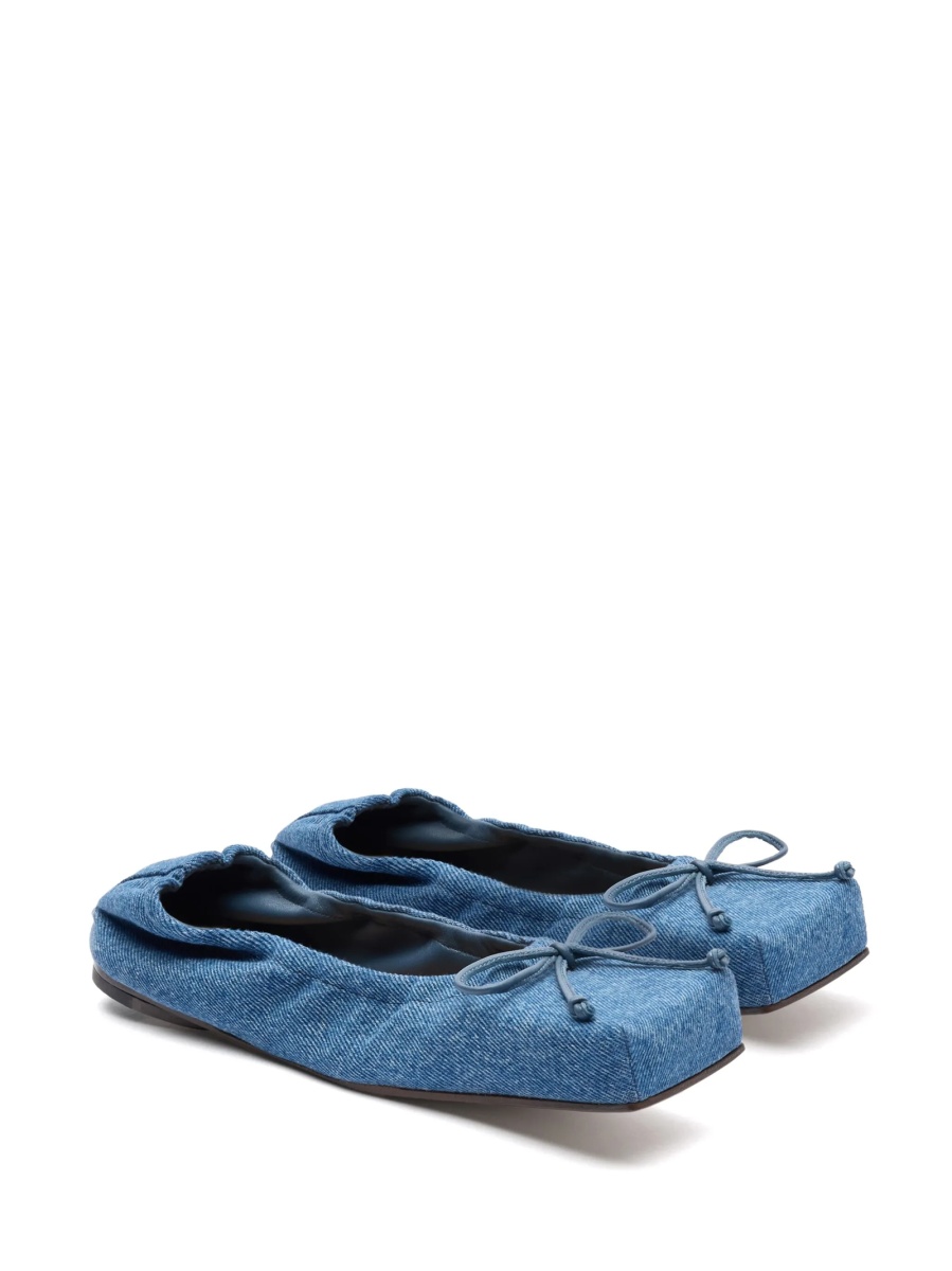 Balerini JACQUEMUS albastri din bumbac - Img 2