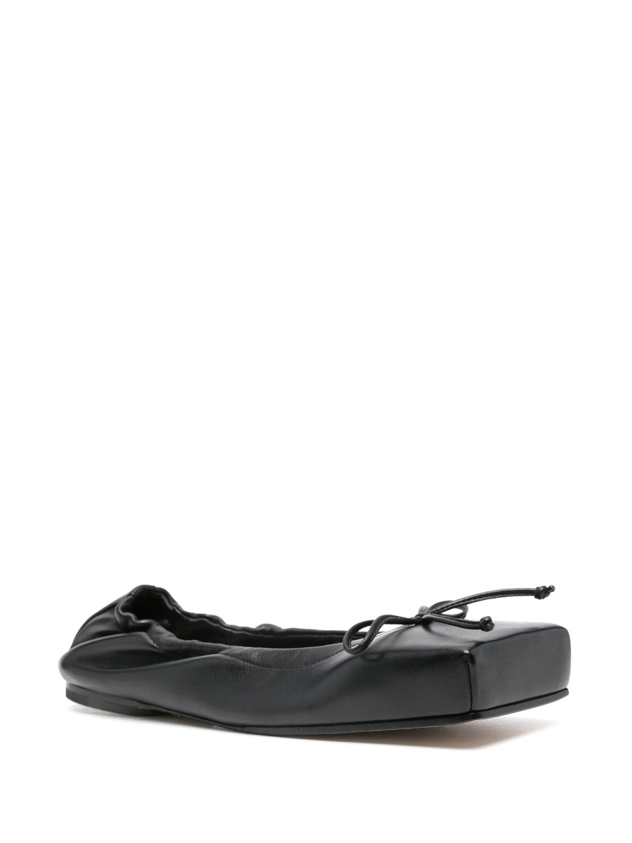Balerini JACQUEMUS negri din piele - Img 2