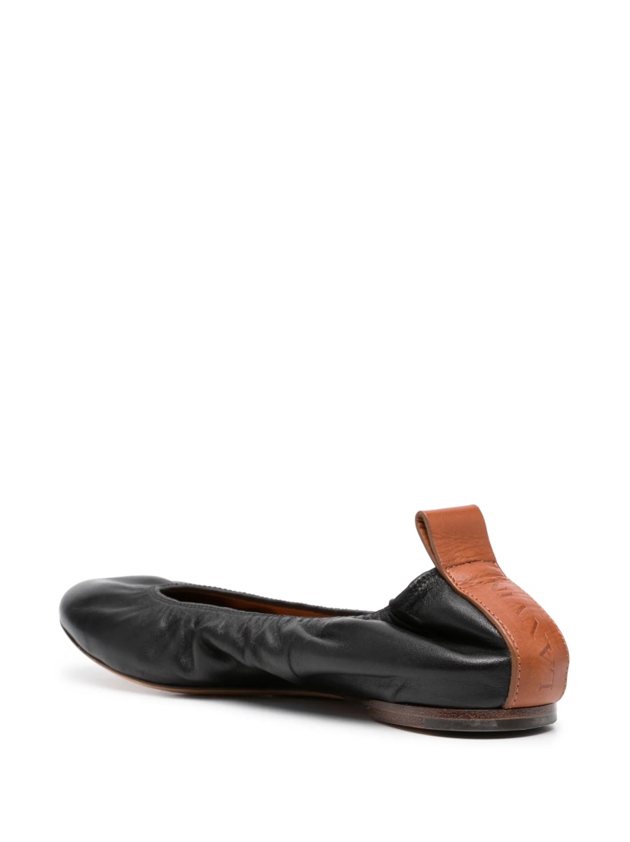 Balerini Lanvin negri din piele - Img 3