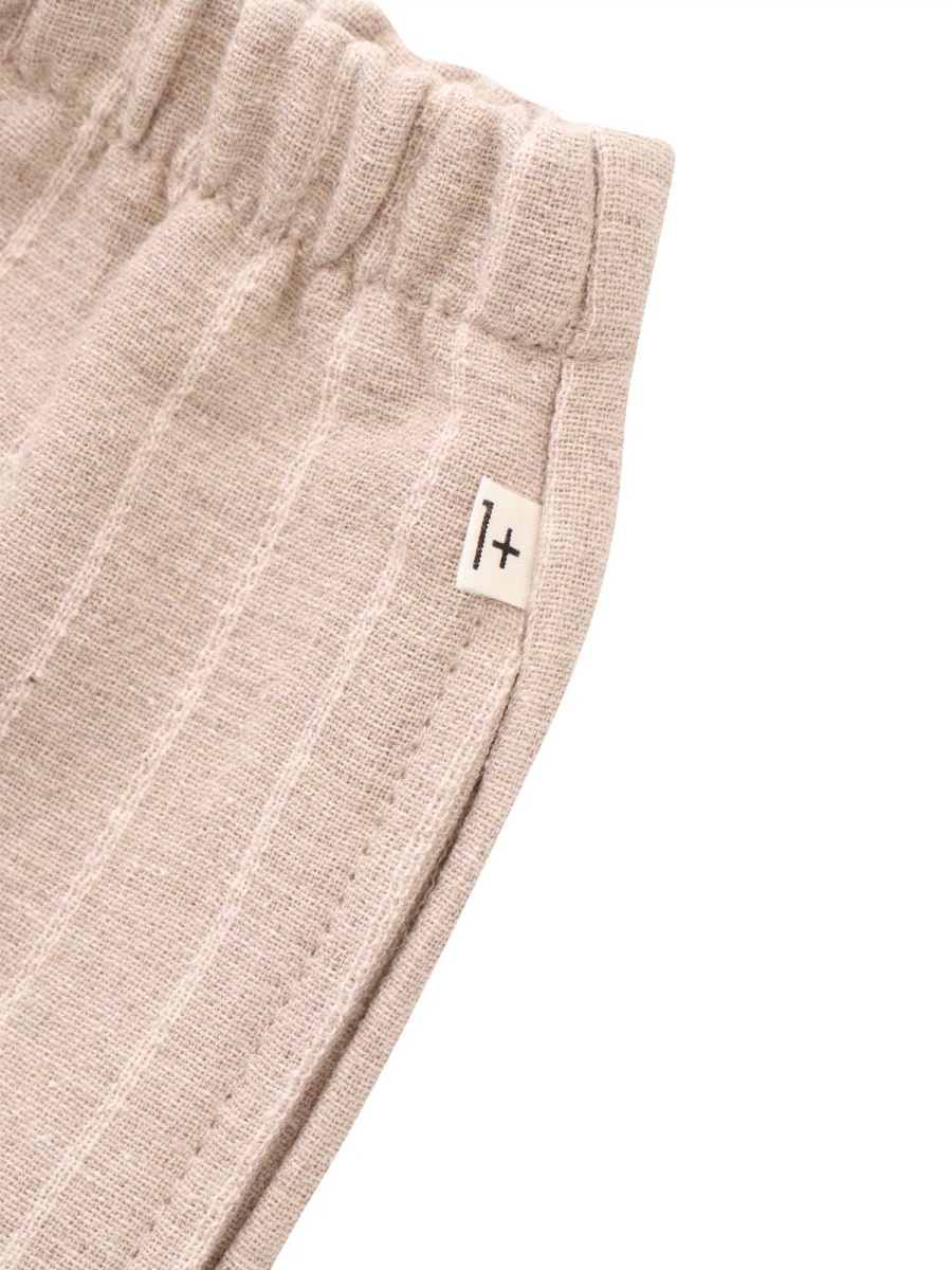 Beige pinstripe trousers - Img 2