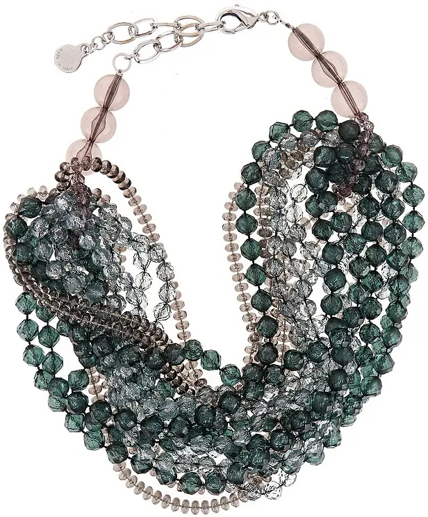 Bijuterii Faceted beads multi-strand necklace - Img 2