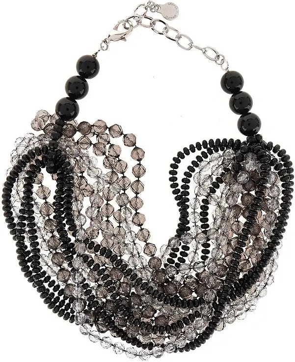 Bijuterii Faceted beads multi-strand necklace - Img 2