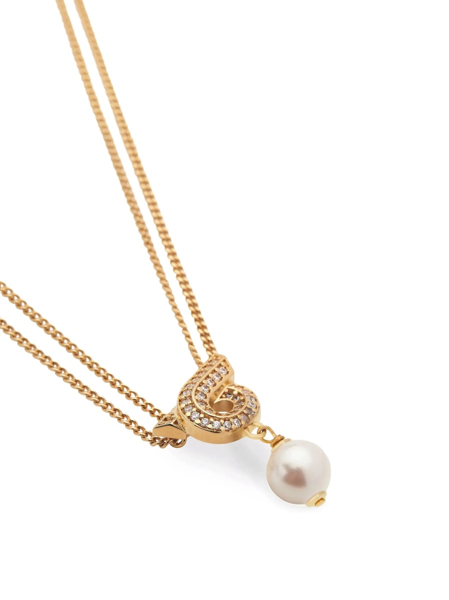 Bijuterii "Gancini" necklace with pearl - Img 3