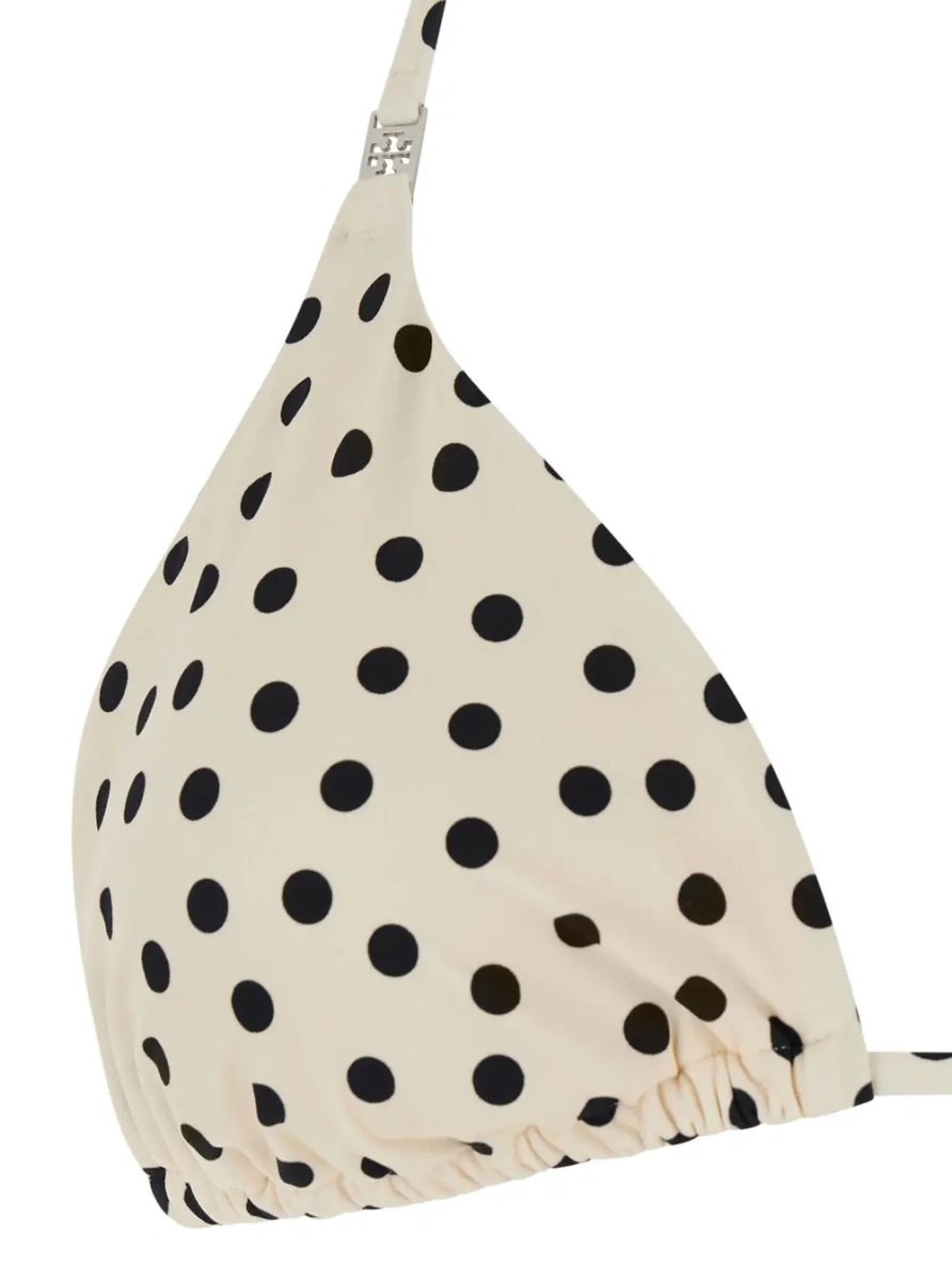 Bikini Bikini top with spaghetti straps in tech fabric white women - Img 3