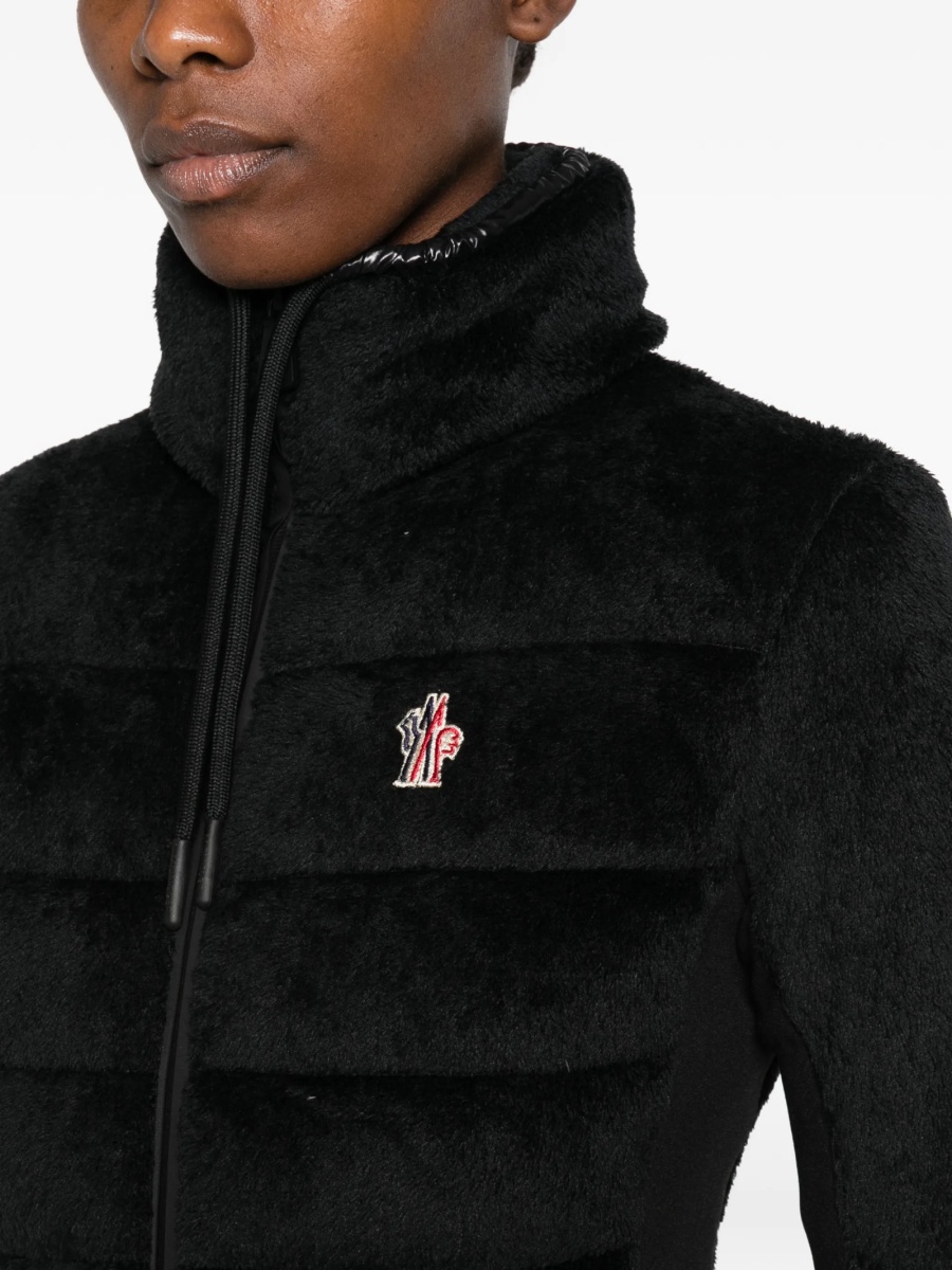 Blana Moncler Grenoble neagra din elastan si polyester - Img 5