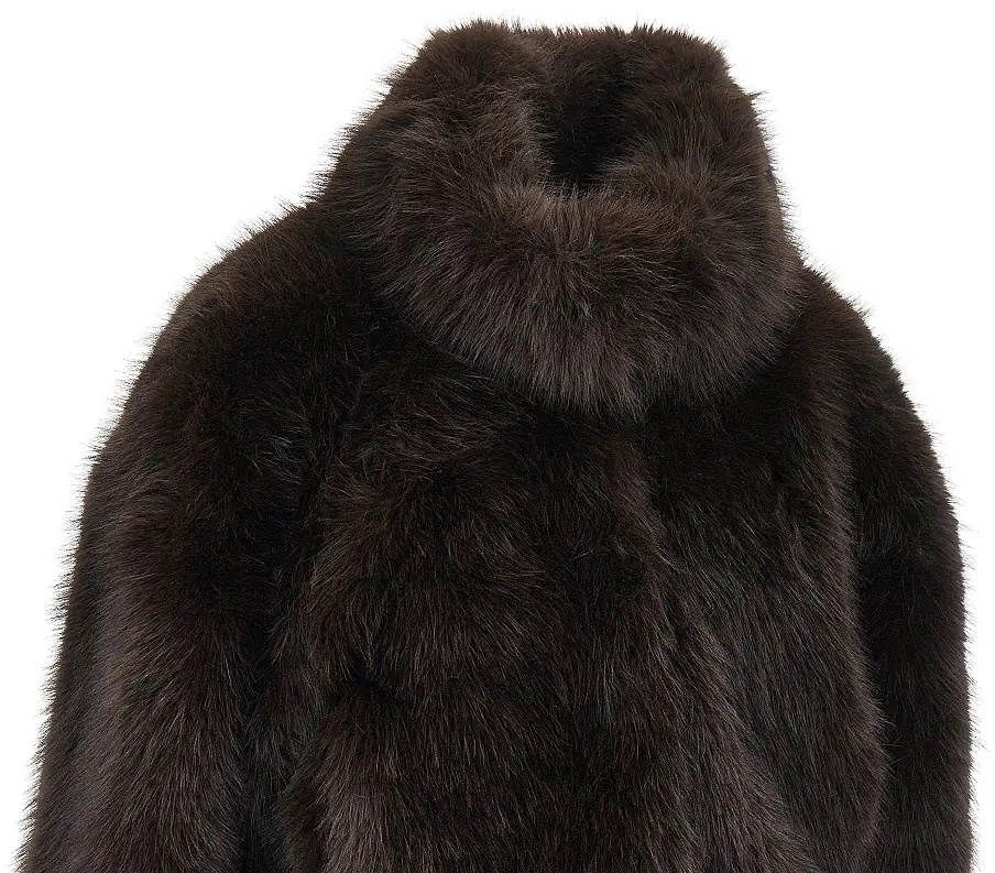 Blanuri Faux fur cropped jacket - Img 2