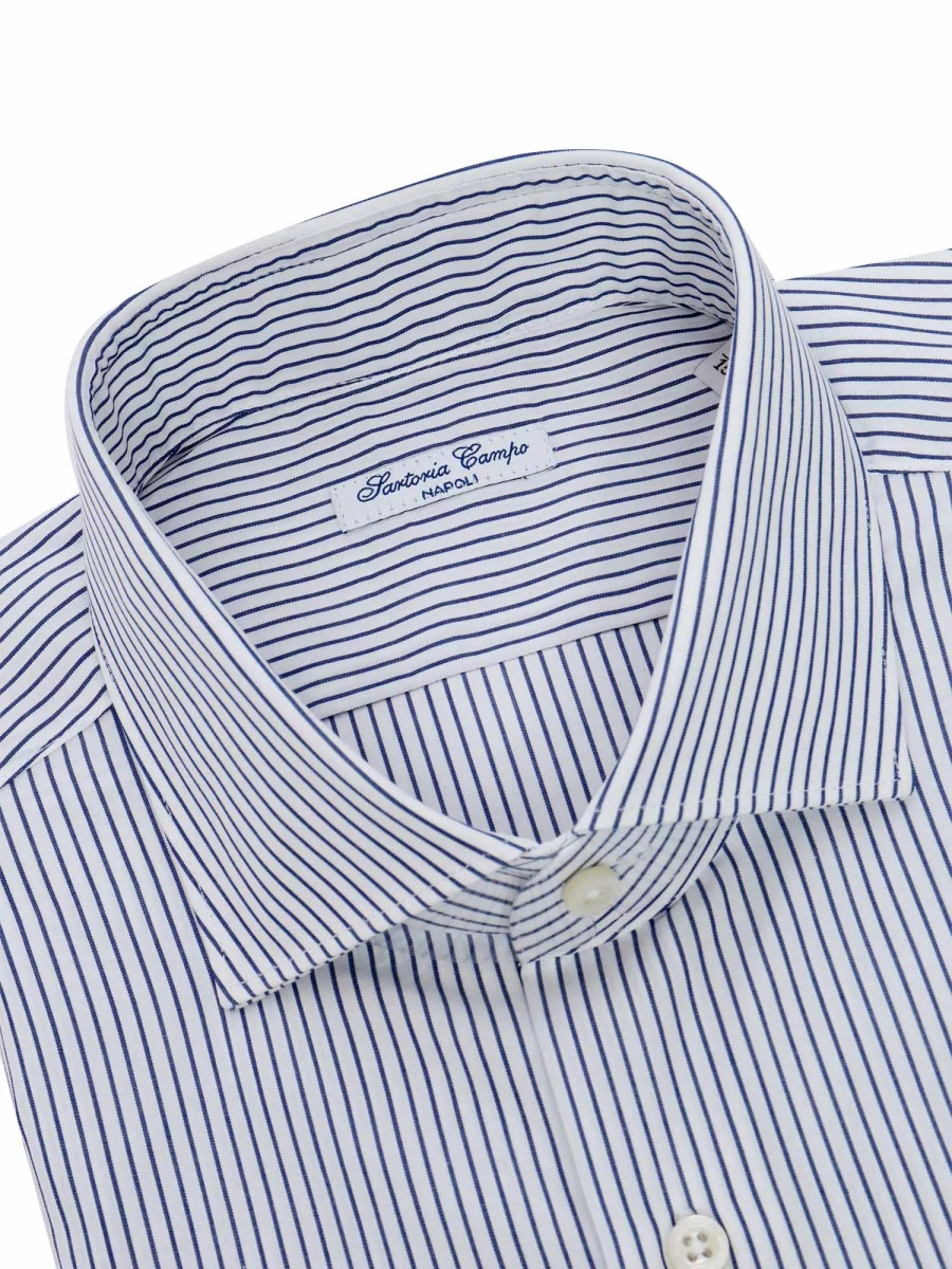 Blue and white striped shirt - Img 2