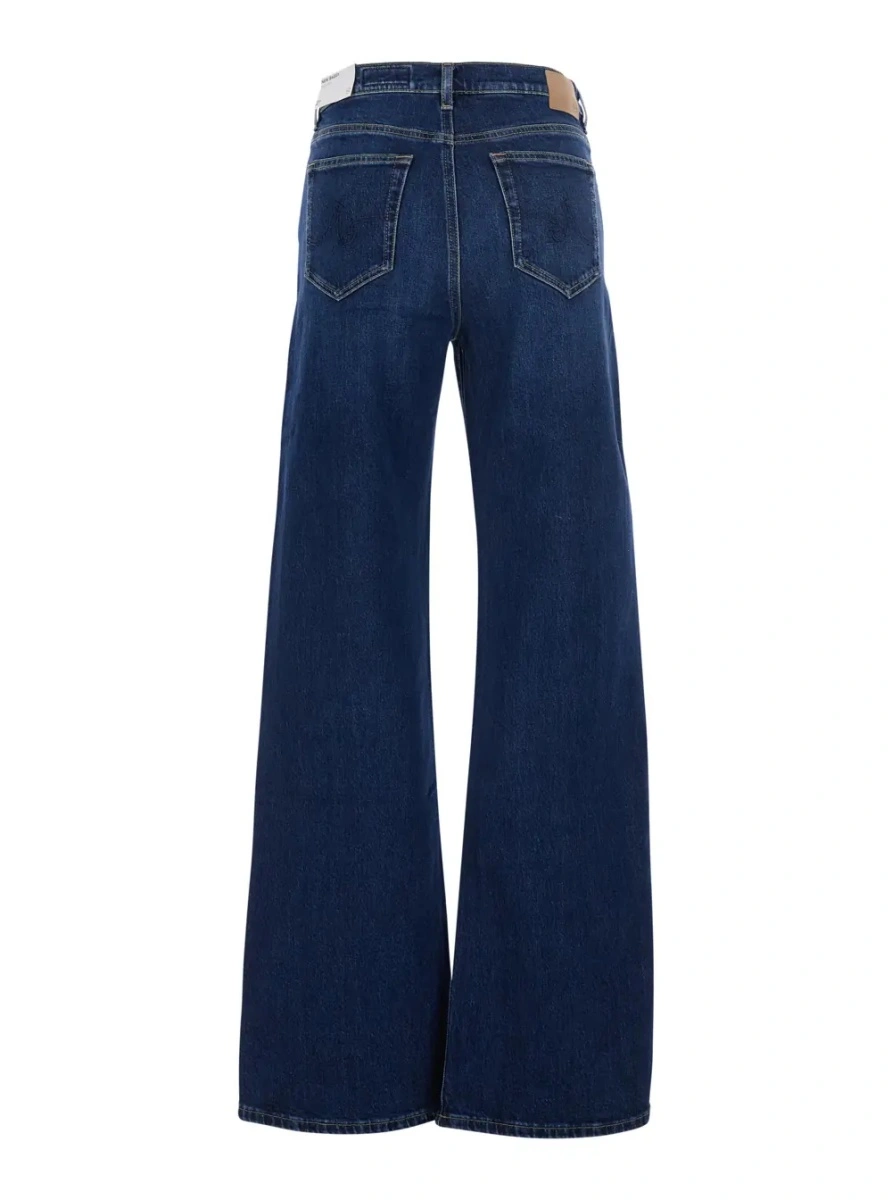 Blugi Ag Jeans albastri din denim - Img 2