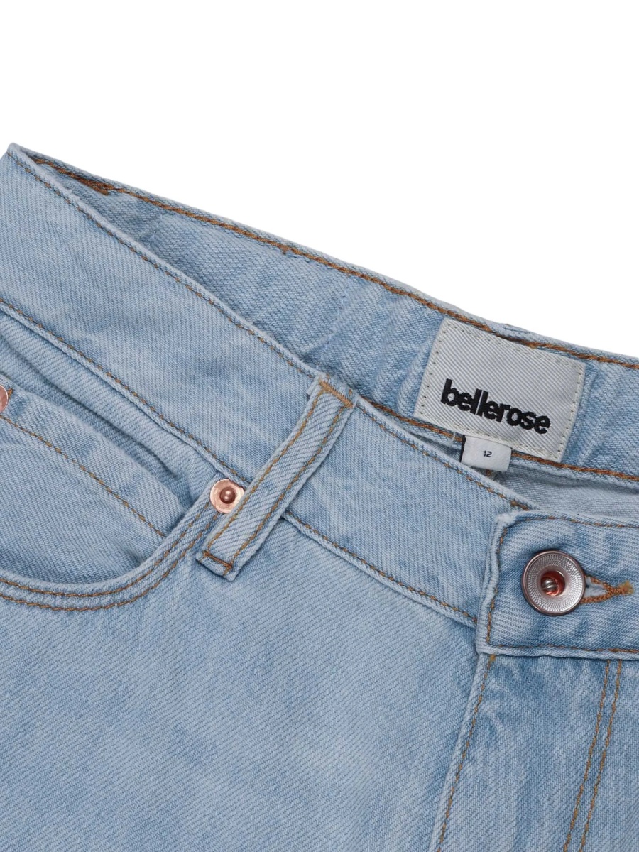Blugi BELLEROSE albastri din polyester si bumbac - Img 3