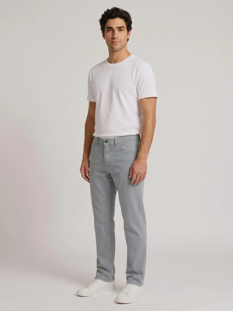 Blugi Corroso Light Bull Reflective Denim Jeans - Img 2