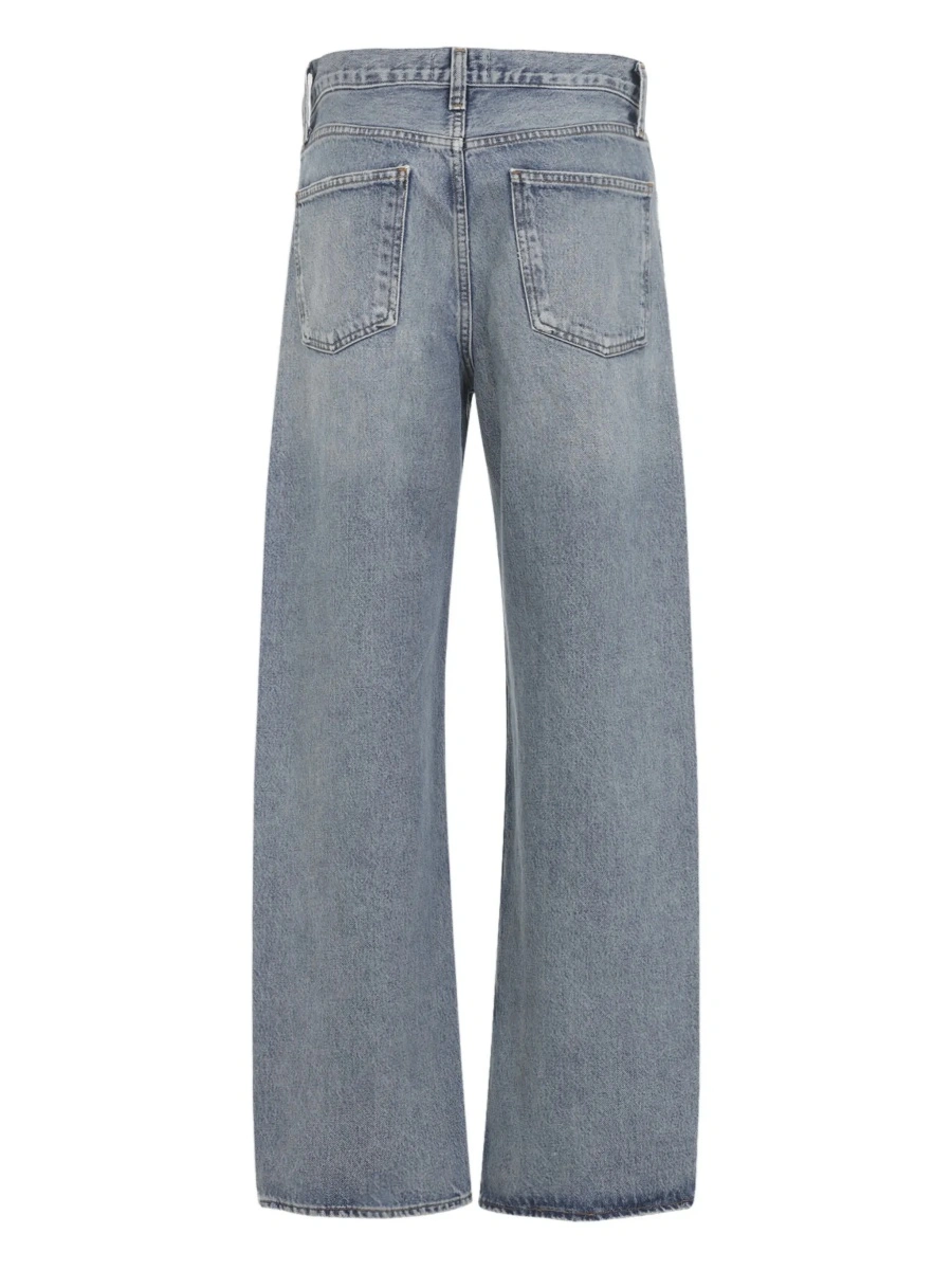 Blugi "Criss Cross" wide leg jeans - Img 5