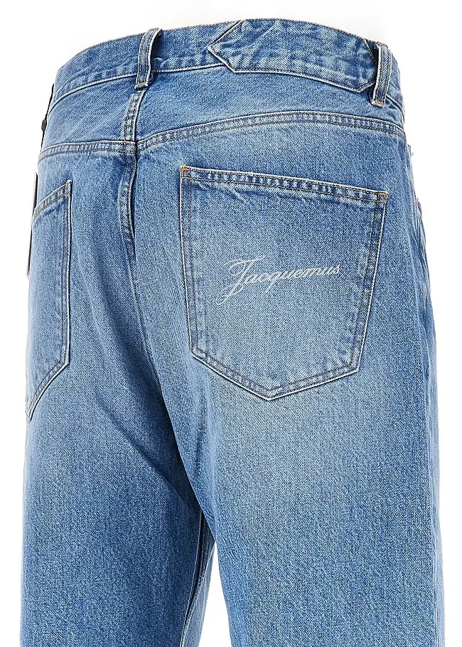 Blugi 'de-Nîmes' straight denim pants - Img 4