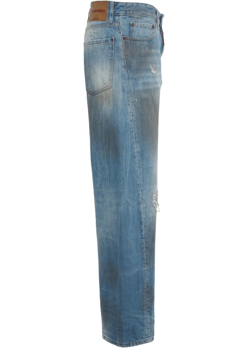 Blugi Destroyed jeans 'Loose' - Img 5