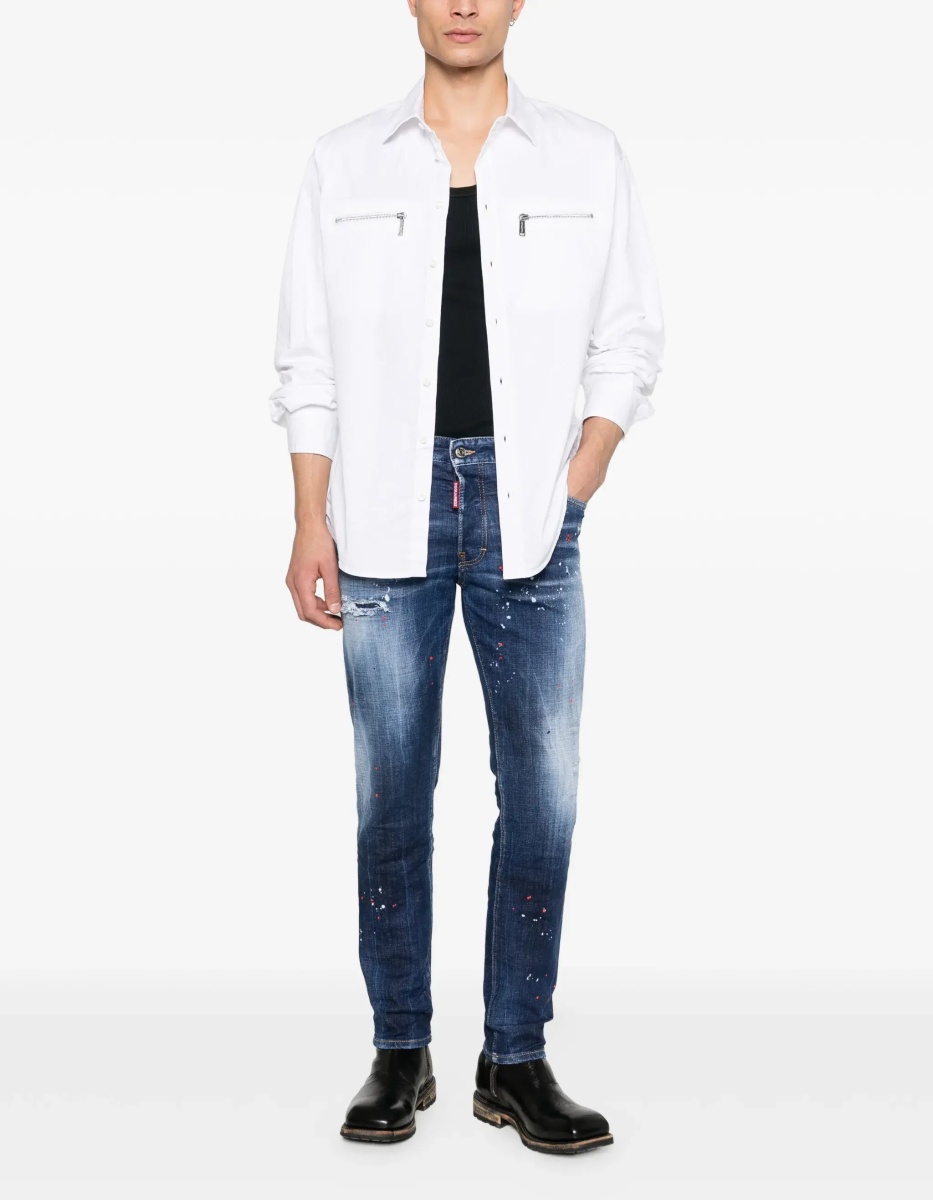 Blugi Distressed skater Jeans - Img 4