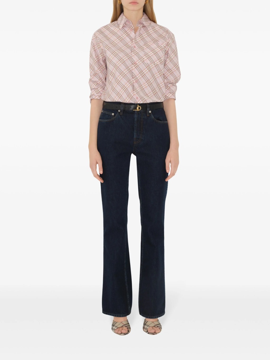 Blugi drepti Burberry albastri - Img 2