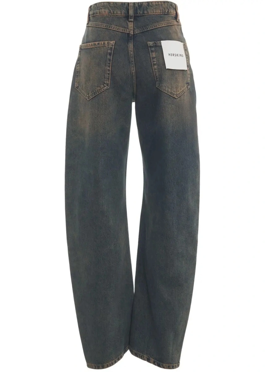 Blugi drepti Herskind maro din denim 'Lulu' - Img 5