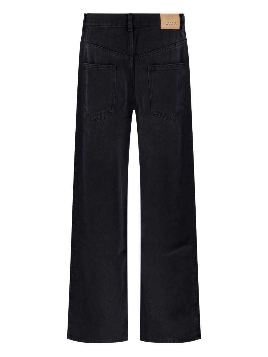 Blugi drepti Isabel Marant negri - Img 2