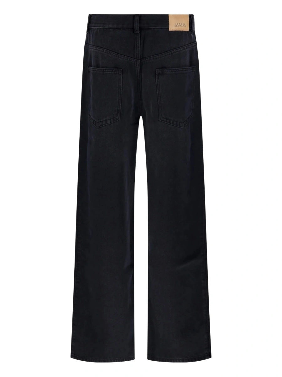 Blugi drepti Isabel Marant negri - Img 2